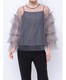 LAGUNAMOON | 【公式WEB限定】チュールブラウス(シャツ/ブラウス)