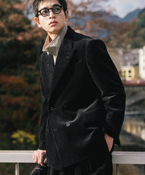URBAN RESEARCH（アーバンリサーチ）の「『別注』NEAT×URBS　HD Corduroy Paul JKT（テーラードジャケット・メンズ・BLACK・44/46/48/50）」の6枚目の写真