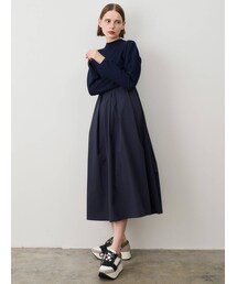 ELENDEEK | TUCK VOLUME F&F OP(ワンピース)