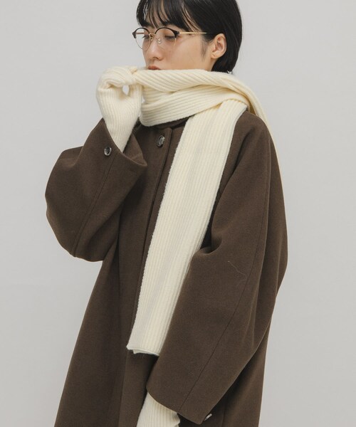 KBF（ケイビーエフ）の「リブニットグローブ（ベルト・レディース・IVORY/L.BLUE/BROWN・one）」の20枚目の写真