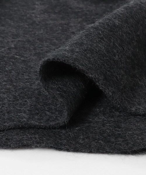 URBAN RESEARCH Sonny Label（アーバンリサーチサニーレーベル）の「大判ウールストール（マフラー・レディース・チャコール/Lグレー/ベージュ/ボルドー・One）」の17枚目の写真