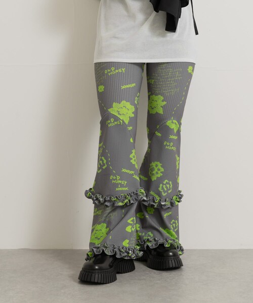 THE GOODLAND MARKET（ザグッドランドマーケット）の「old honey　50℃ pants（その他パンツ・レディース・white/gray・one）」の11枚目の写真