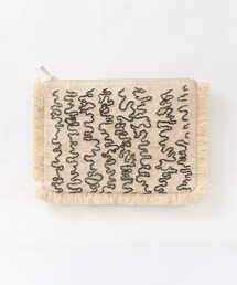 KBF | LARONE ウエーブ柄クラッチ∴(クラッチバッグ)