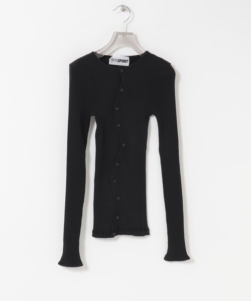 URBAN RESEARCH（アーバンリサーチ）の「OperaSPORT　CLAIRE SEAMLESS TOP（Tシャツ/カットソー・レディース・Black・XS）」の2枚目の写真