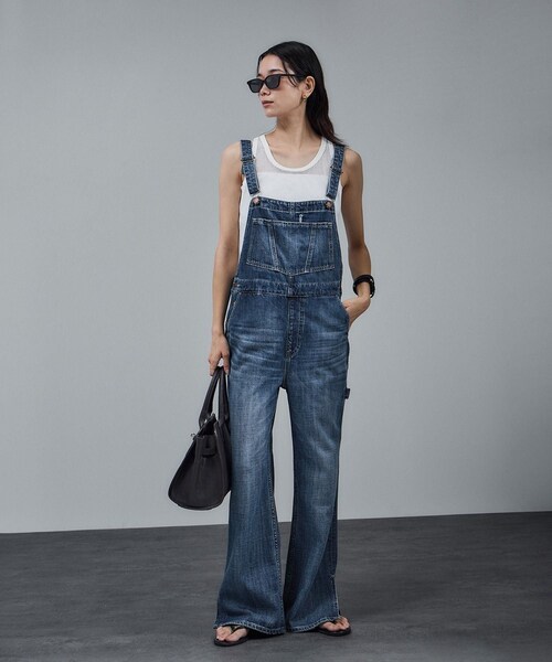 ADAM ET ROPE'（アダムエロペ）の「【RED CARD TOKYO（レッドカードトーキョー）】Nomad 2 / ノマドツー（サロペット/オーバーオール・レディース・ブルー系・0）」の4枚目の写真