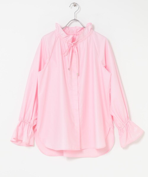 URBAN RESEARCH ROSSO（アーバンリサーチロッソ）の「フリルカラーブラウス（シャツ/ブラウス・レディース・WHITE/BABY PINK/D/BROWN・Free）」の21枚目の写真