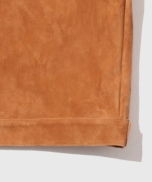 ADAM ET ROPE'(アダムエロペ)の「SUEDE BLOUSON(ブルゾン・メンズ・キャメル・L/M/S)」の11枚目の写真