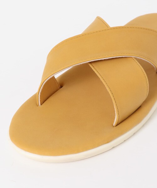 ITEMS URBANRESEARCH（アイテムズ アーバンリサーチ）の「エコレザークロスサンダル（サンダル・メンズ・BEG/BLK/GRY/CML・26.5/27.5）」の21枚目の写真