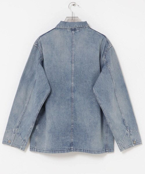 URBAN RESEARCH（アーバンリサーチ）の「ULTERIOR　LIGHT DENIM COVERALL（デニムジャケット・メンズ・FADE BLUE・4/5）」の10枚目の写真