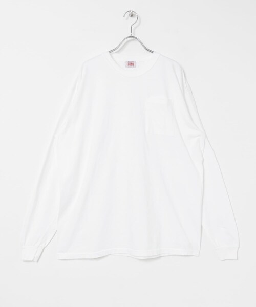 URBAN RESEARCH（アーバンリサーチ）の「RELAX FIT　ポケットロングスリーブ（Tシャツ/カットソー・メンズ・MINT/WHITE/PAPPER/GREY/オーキッド/プロブルー・FREE）」の10枚目の写真