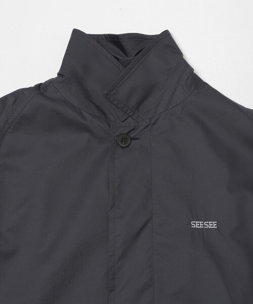 URBAN RESEARCH（アーバンリサーチ）の「SEE SEE　SOUTIEN COLLAR COAT（ステンカラーコート・メンズ・BLACK/NAVY・M/L/XL/XXL）」の12枚目の写真