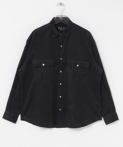 URBAN RESEARCH（アーバンリサーチ）の「PORTER CLASSIC　R-UP ORGANIC CRDRY SHIRT（シャツ/ブラウス・メンズ・BLACK・L/XL/XXL）」の3枚目の写真