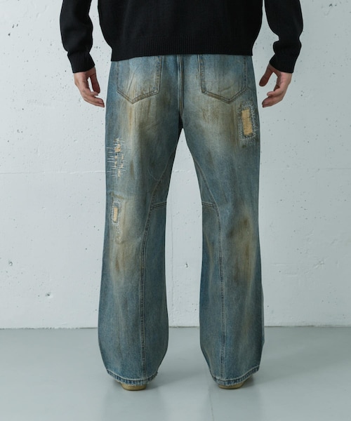 URBAN RESEARCH(アーバンリサーチ)の「Andersson Bell UNISEX D/R WIDE JEANS(デニムパンツ・メンズ・BLUE・30/32)」の3枚目の写真
