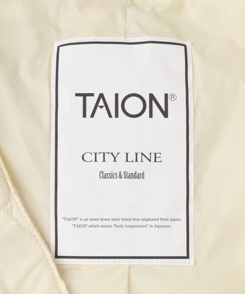 URBAN RESEARCH ROSSO（アーバンリサーチロッソ）の「TAION　VNECK LONG DOWN GILET（その他アウター・レディース・OFFWHITE/BLACK/DCHOCO/GBEIGE・M/L）」の14枚目の写真