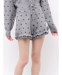 jouetie | ローズフリルニットショートパンツ(その他パンツ)