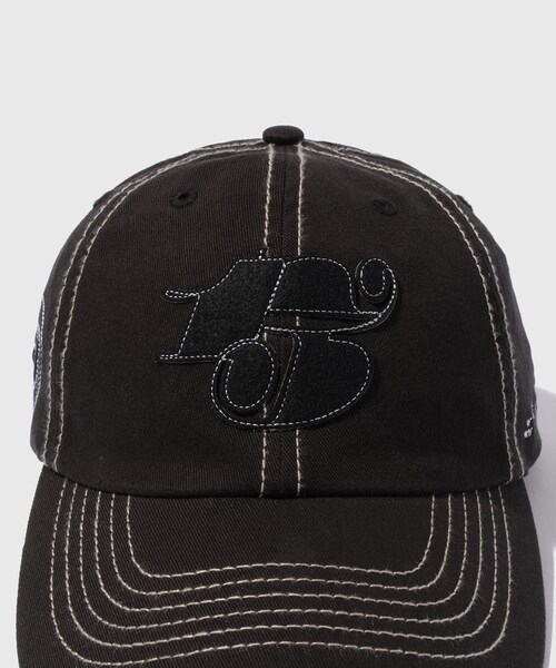 ADAM ET ROPE'(アダムエロペ)の「【BAL/バル】COTTON 6-PANEL HAT(キャップ・メンズ・ブラック/グレー・F)」の4枚目の写真