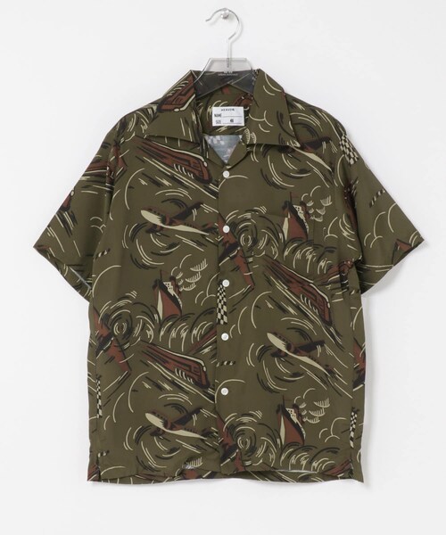 URBAN RESEARCH(アーバンリサーチ)の「NEXUSVII. TRANSPORTATION(シャツ/ブラウス・メンズ・BLACK/OLIVE・46/48)」の12枚目の写真