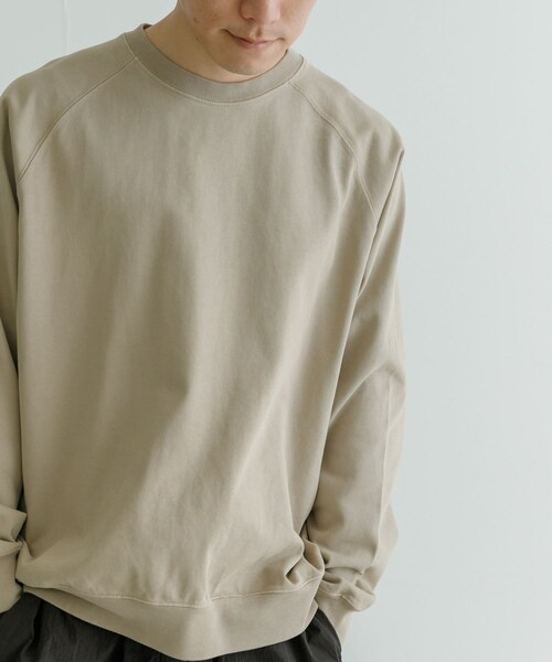 URBAN RESEARCH（アーバンリサーチ）の「ndx　RaglanSweat（スウェット・メンズ・ROSE BLUSH/DARK NAVY/BURNT SAND・M/L）」の5枚目の写真
