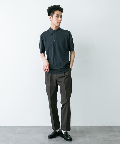 URBAN RESEARCH DOORS（アーバンリサーチドアーズ）の「LIFE STYLE TAILOR　ストレッチコットンパンツ（スラックス・メンズ・CHARCOAL/GREIGE・44/46/48/50）」の8枚目の写真