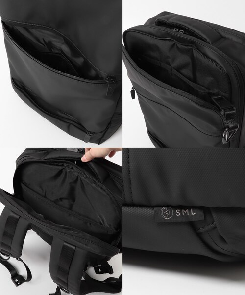 URBAN RESEARCH DOORS（アーバンリサーチドアーズ）の「S.M.L.　2WAY BUSINESS RUCKSACK（ビジネスバッグ・メンズ・BLACK・-）」の9枚目の写真