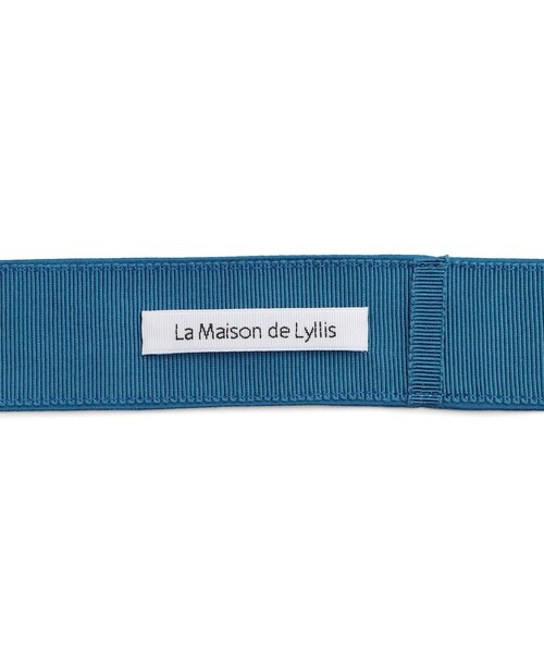 ADAM ET ROPE'（アダムエロペ）の「【J'aDoRe・店舗限定】【La Maison de Lyllis（メゾンドリリス）】RIBBON（その他ヘアアクセサリー・レディース・ブラック/ブルー系・F）」の10枚目の写真