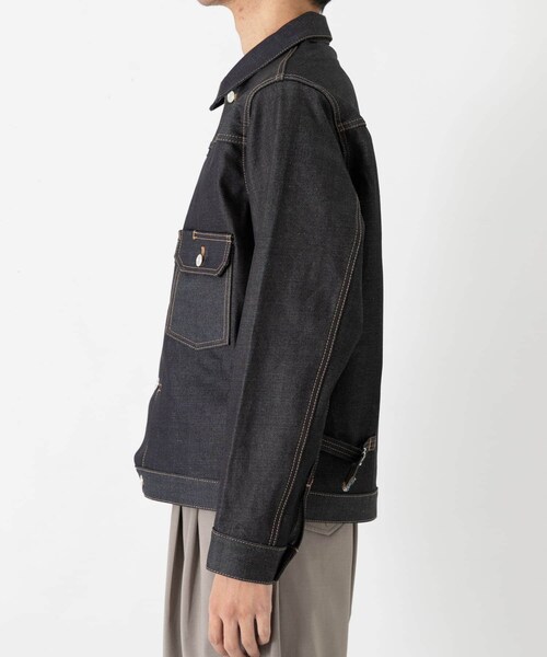 URBAN RESEARCH（アーバンリサーチ）の「SHIOTA　スーピマDENIM JACKET#BEN（デニムジャケット・メンズ・INDIGO・S/M/L/XL）」の20枚目の写真
