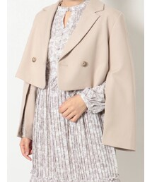 MERCURYDUO | クロップドダブルジャケット(テーラードジャケット)