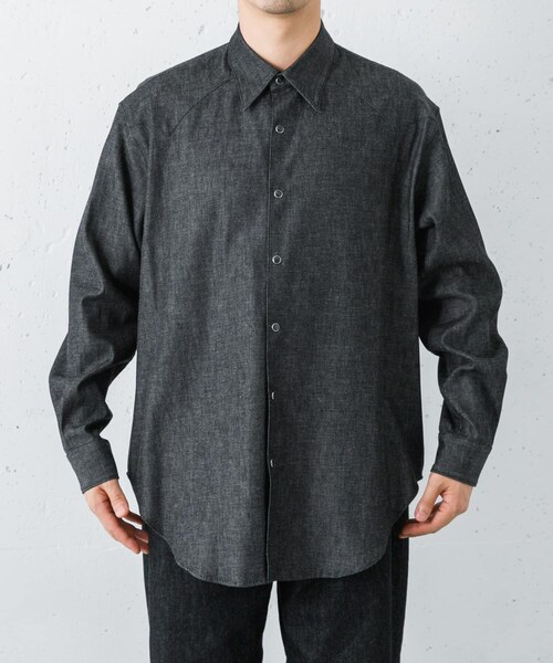 URBAN RESEARCH(アーバンリサーチ)の「『別注』semoh×URBAN RESEARCH Eastern Western shirts(シャツ/ブラウス・メンズ・BLACK・2/3)」の11枚目の写真