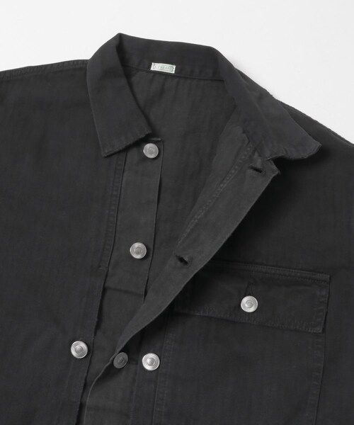 URBAN RESEARCH(アーバンリサーチ)の「A PRESSE Vintage USMA HBT M-44 Jacket(ミリタリージャケット・メンズ・BLACK/SAGE・2/3)」の6枚目の写真