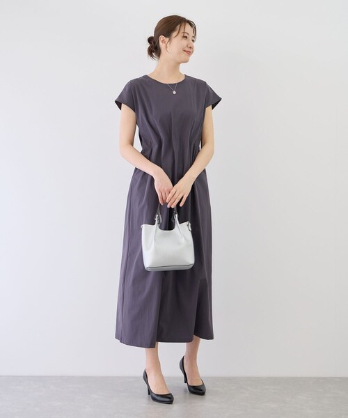 Jayro(ジャイロ)の「ラッシュガードウエストタックワンピース(ワンピース・レディース・ブラック/チャコール/ベージュ・M)」の12枚目の写真