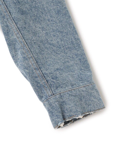 ADAM ET ROPE'(アダムエロペ)の「【GANNI(ガニー)】Patchwork Denim Short Jacket(デニムジャケット・レディース・ブルー・36)」の20枚目の写真