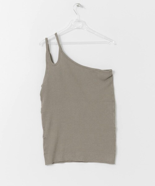 LAATO（ラート）の「STRINGS ONE SHOULDER（タンクトップ・レディース・クリーム/セージ/インク・FREE）」の14枚目の写真