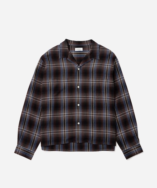 Saturdays NYC（サタデーズ ニューヨークシティ ）の「Marco Vintage Check LS Open Collar Shirt（シャツ/ブラウス・レディース・キナリ/ブルー・L/M/S/XL）」の6枚目の写真
