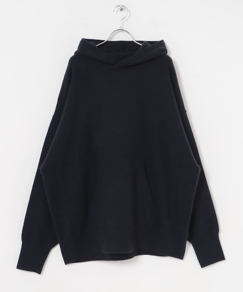 URBAN RESEARCH（アーバンリサーチ）の「dDdDdDd　CASHMERE VINTAGE HOODIE（パーカー・メンズ・BEIGE/BLACK/NAVY/M GRAY・M/L/XL）」の4枚目の写真