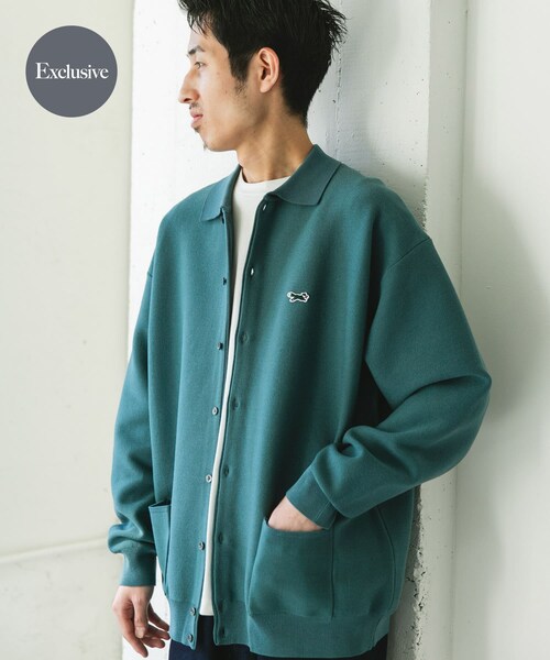 URBAN RESEARCH DOORS(アーバンリサーチドアーズ)の「『別注』PENNYS×DOORS THE FOX シャツカーディガン(カーディガン/ボレロ・メンズ・ORANGE/BEIGE/BLUE/CHARCOAL/KHAKI・M/L/XL)」の4枚目の写真