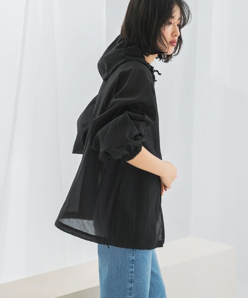 URBAN RESEARCH ROSSO（アーバンリサーチロッソ）の「シアーパーカーブルゾン（ブルゾン・レディース・black/white・FREE）」の16枚目の写真