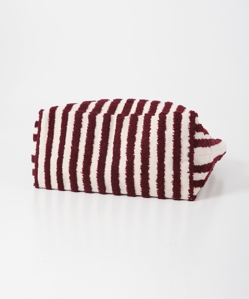 URBAN RESEARCH DOORS(アーバンリサーチドアーズ)の「beej LOOP STRIP BOX TOTEBAG(トートバッグ・レディース・CHOCOLATE/GREEN・One)」の5枚目の写真