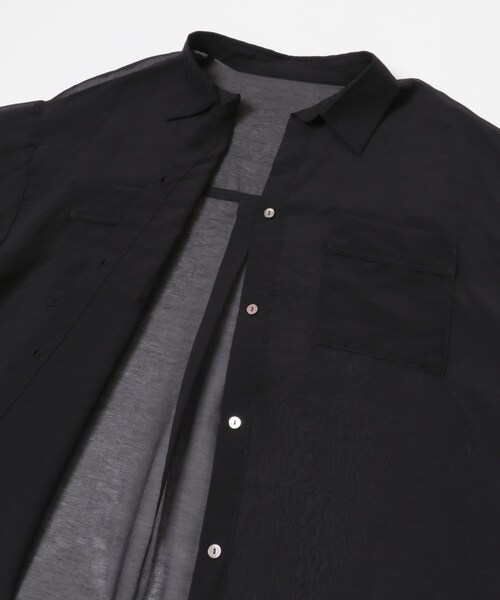 URBAN RESEARCH ROSSO（アーバンリサーチロッソ）の「シアースキッパーシャツ（シャツ/ブラウス・レディース・OFF/BLACK/SAX/YELLOW・Free）」の9枚目の写真