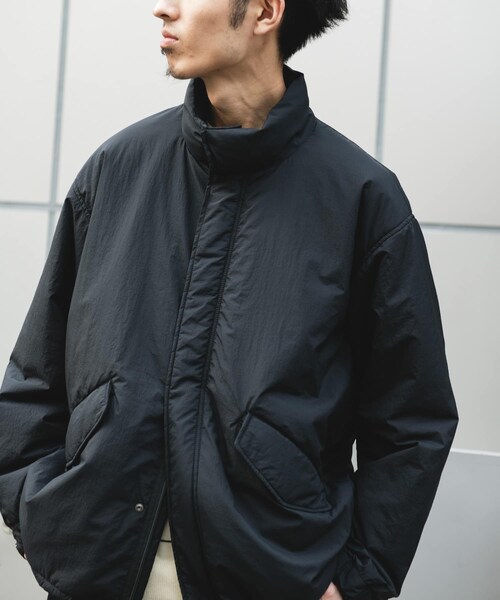URBAN RESEARCH DOORS（アーバンリサーチドアーズ）の「中綿ショートモッズコート（モッズコート・メンズ・OLV CHK/CCL CHK/BLACK・M/L）」の9枚目の写真