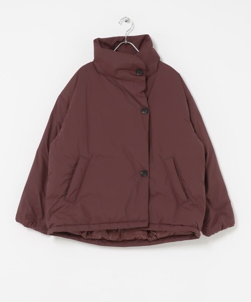 URBAN RESEARCH DOORS（アーバンリサーチドアーズ）の「『別注』NANGA×DOORS　STANDCOLLAR DOWN JACKET（その他アウター・レディース・BORDEAUX/MOCHA/BLACK・One）」の22枚目の写真