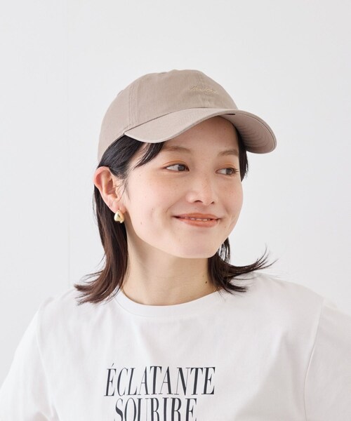 ROPE' PICNIC（ロペピクニック）の「【NEW ERA(R)別注】HEAVY ENZYME WASH Casual Classic CAP（キャップ・レディース・ブラック/ベージュ/ラベンダー系・F）」の6枚目の写真