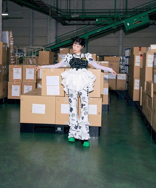 THE GOODLAND MARKET（ザグッドランドマーケット）の「old honey　50℃ pants（その他パンツ・レディース・white/gray・one）」の7枚目の写真