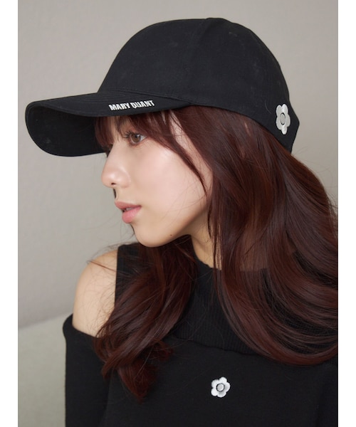 MERCURYDUO（マーキュリーデュオ）の「【MARY QUANTコラボ】デイジーロゴキャップ（その他雑貨・レディース・オフホワイト/ブラック/ピンク・F）」の12枚目の写真