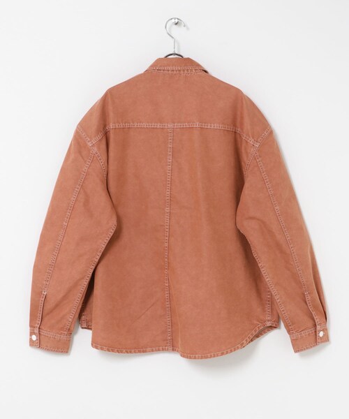 URBAN RESEARCH Sonny Label（アーバンリサーチサニーレーベル）の「バイオウォッシュワークシャツ（シャツ/ブラウス・メンズ・チャコール/ベージュ/ピンク・M/L）」の14枚目の写真
