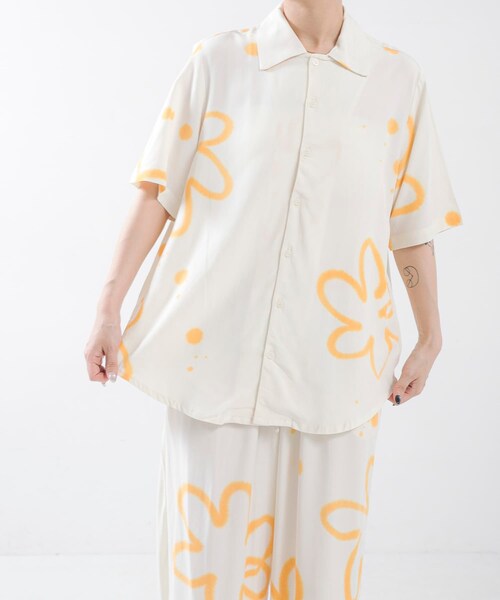 URBAN RESEARCH（アーバンリサーチ）の「SUKU HOME　SUMMER NIGHT（ルームウェア/パジャマ・レディース・ORG POPPY/RIPPLE/COSMOS・XS/S/M/L）」の6枚目の写真