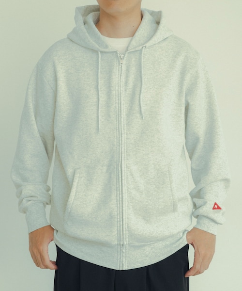 ITEMS URBANRESEARCH（アイテムズ アーバンリサーチ）の「Healthknit　Classic Sweat Zip Hoodie（パーカー・メンズ・BLU/ASH GRY/GRN/RED/F.BLK・M/L/XL）」の2枚目の写真