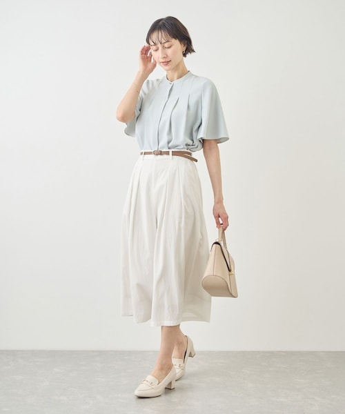 ROPE' PICNIC（ロペピクニック）の「ホワイトレーヨンナイロンガウチョパンツ（スラックス・レディース・ホワイト・L/M/S）」の20枚目の写真