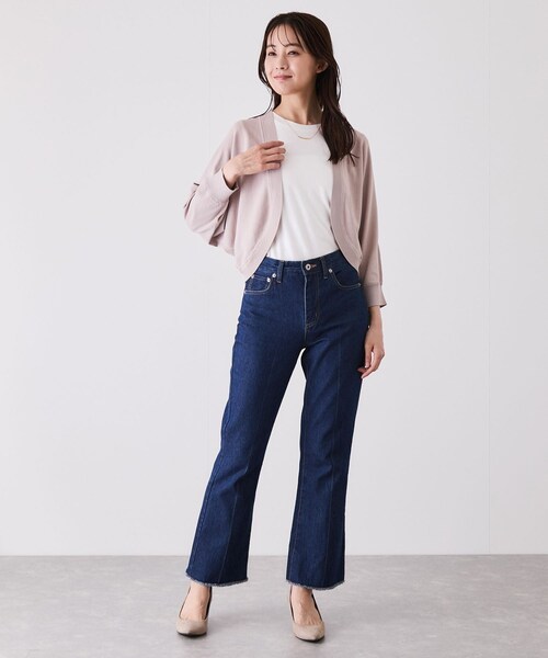 Jayro（ジャイロ）の「ドルマンボレロカーディガン（カーディガン/ボレロ・レディース・ブラック/グレー系/ホワイト系/ネイビー・M）」の17枚目の写真