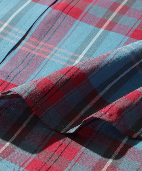 ADAM ET ROPE'(アダムエロペ)の「【AURALEE/オーラリー】HIGH TWIST COTTON SILK CHECK SHIRT(シャツ/ブラウス・メンズ・ブルー系/ピンク・3/4/5)」の15枚目の写真