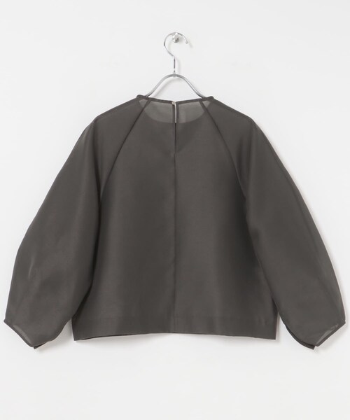 URBAN RESEARCH（アーバンリサーチ）の「『MADE IN JAPAN』オーガンジーブラウス（シャツ/ブラウス・レディース・CHARCOAL/BEIGE・FREE）」の18枚目の写真